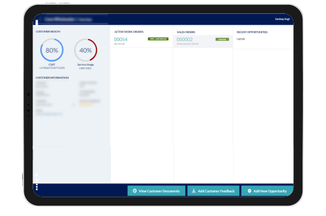 Customer Dashboard